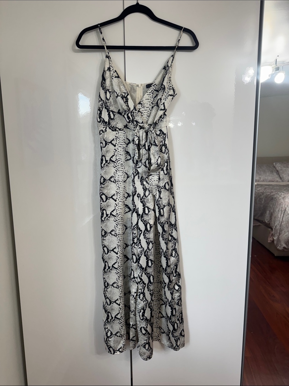Aqua animal printed jumpsuit
